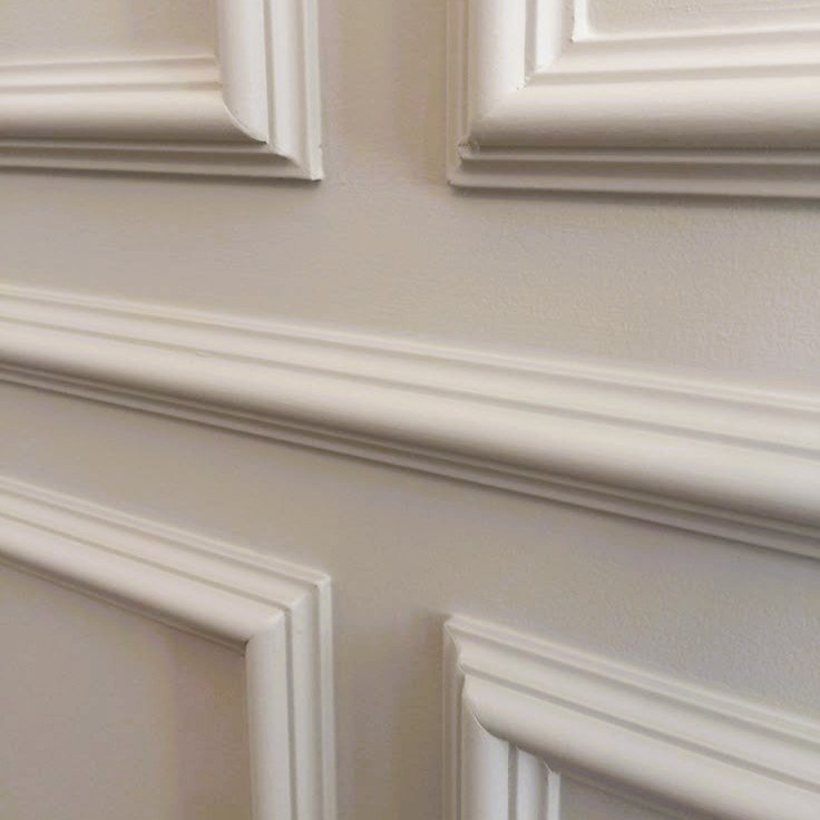pemasangan wall moulding wainscoting profil gypsum