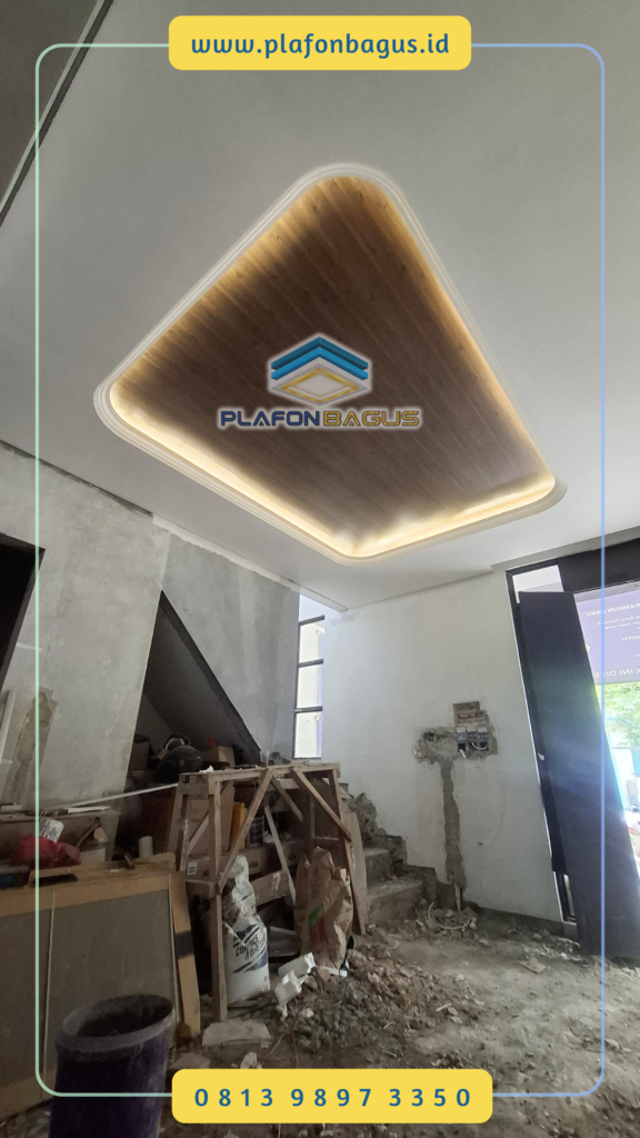 desain plafon PVC living room