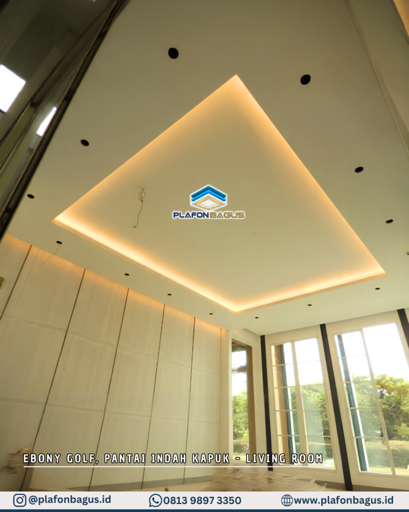PLAFON DROP CEILING UNTUK RUANG TAMU